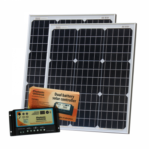 DUAL BATTERY SOLAR KITS